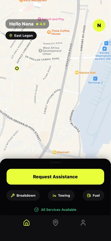 DigiTow App Screenshot